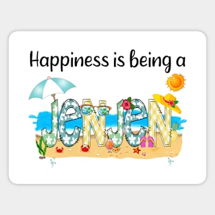 Happiness Is Being A Jenjen Summer Beach Happy Mother's Day Magnet